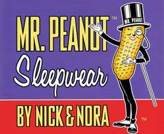 Mr. Peanut Sleepwear by Nick & Nora