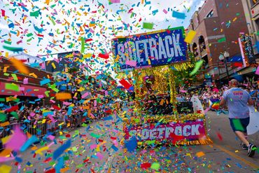 Northshore Sound on the 2025 Sidetrack float at Chicago Pride Parade