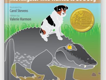 Children's picture book AlligatorWho Wanted to be a Dog illustrated storybook author Valerie Harmon