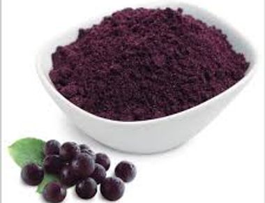 Organic Raw Elderberries and Elderberry powder used to make our Capsules