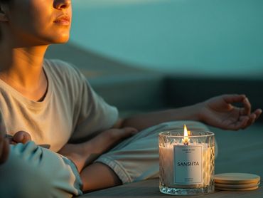 In stillness, we find ourselves. Sanshta becomes a gentle bridge between the fragrance of earth and