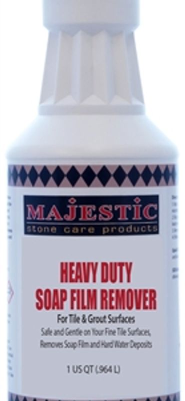 Marble shower cleaner safe for use on polished or honed natural stone after marble restoration.