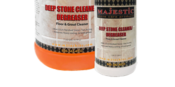 Safe marble cleaner & degreaser to use after marble restoration or marble polishing.