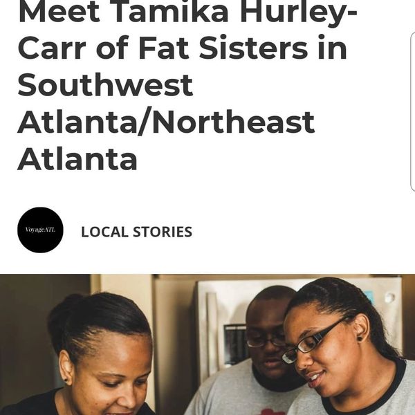Press: Meet Chef Tamika of Fat Sisters Meal Prep and Catering in Atlanta. Interview with Voyage ATL