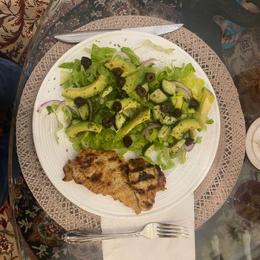 Chicken breast with Green Salad