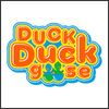 Mukikim's brand logo "Duck Duck Goose" which is a sorting shape - stacking game