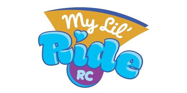 Mukikim's brand logo "My Little Ride" which includes RC cars for ages 2+ child
