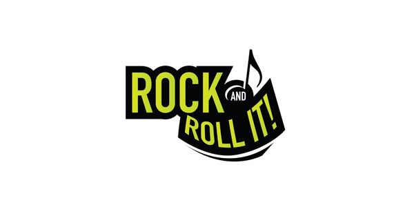 Mukikim's brand logo "Rock And Roll It" which includes portable electronic pianos and drums pad