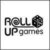 Mukikim's brand logo "Roll Up Games" which are double sided classic games great for travel