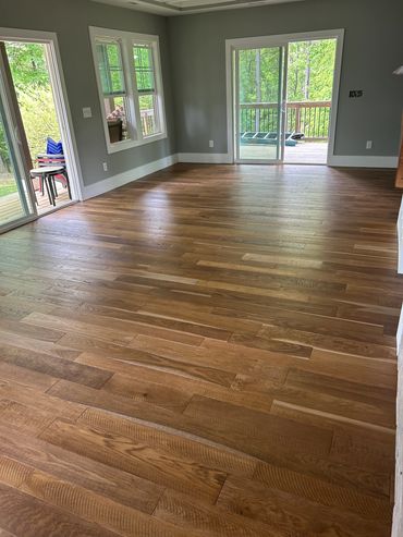 Rustic quarter sawn hardwood