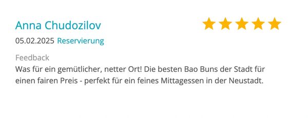 Gäste Feedback