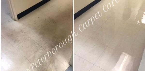 Tile Cleaning, strip and seal VCT flooring