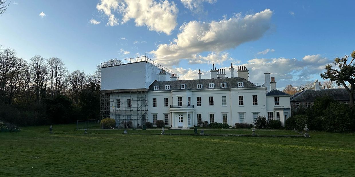 temporary roof , scaffolding tin hat & shrink wrapping in Eastbourne, East Sussex