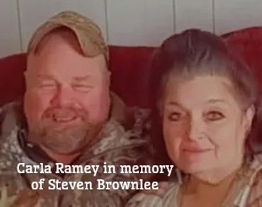 Carla Ramey in memory of Steven Brownlee