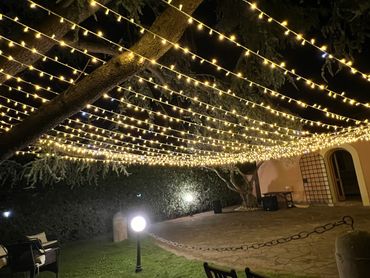 Cielo stellato matrimonio