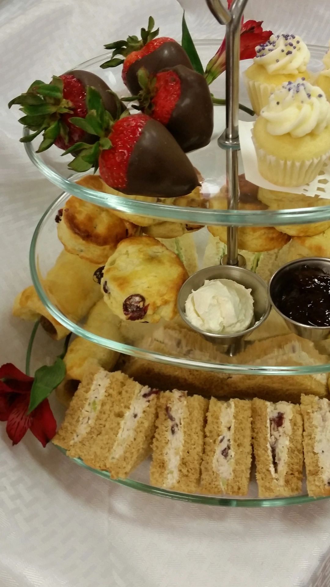 This is a sample of our High Tea. Items are subject to change throughout the year. Please see our cu