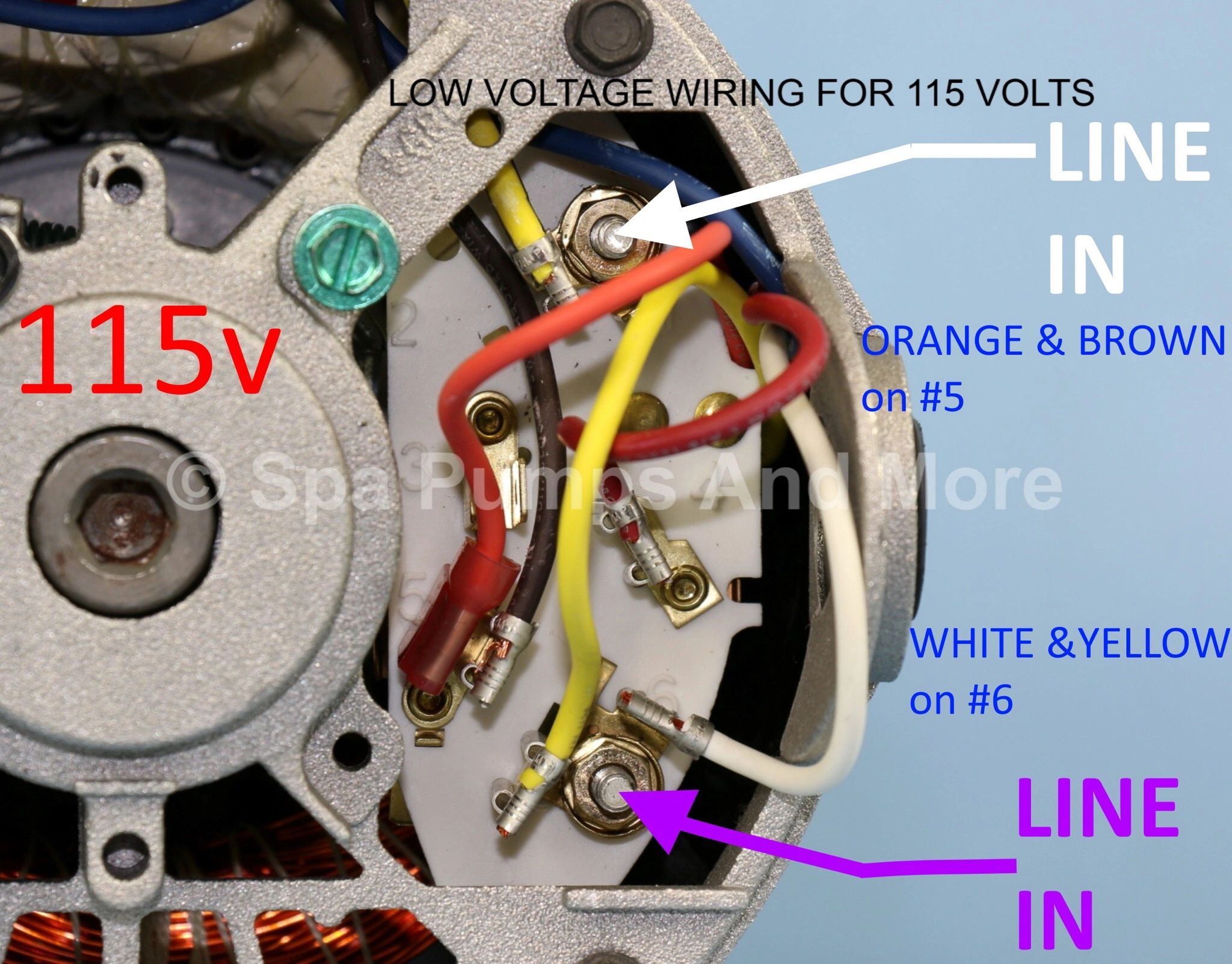Hot tub motor wiring diagram