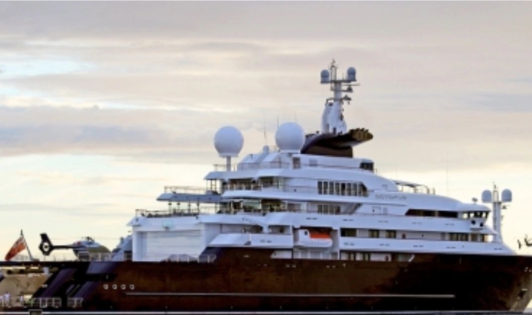 View of a cruise liner