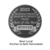Forehand Construction Group won best kitchen and bath remodeler in the 2024 Reader's Choice Awards