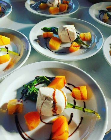 Golden Beets and Burrata