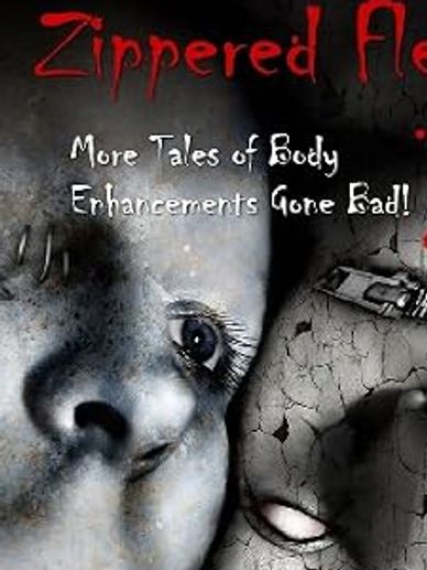 Cover art for a horror story collection on body enhancements gone wrong.