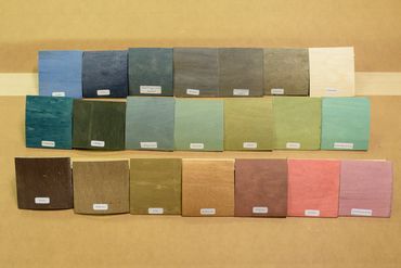 Shade color samples