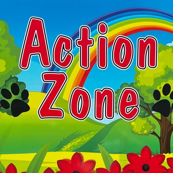 Action Zone Sign