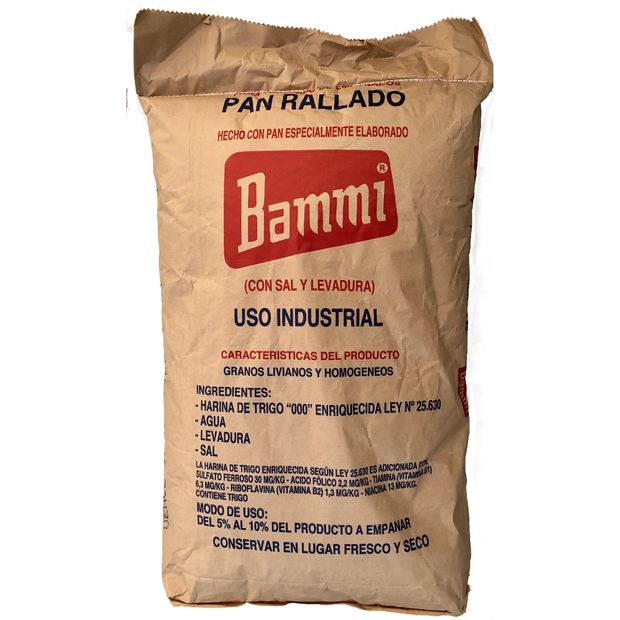 Pan rallado por 20 Kg