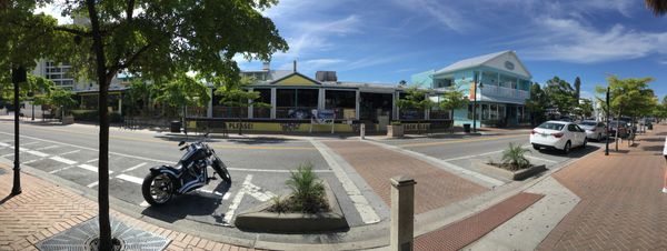 Daiquiri Deck and Gidget's trinket shop in Siesta Key Village