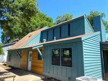 Exterior paint. New construction.