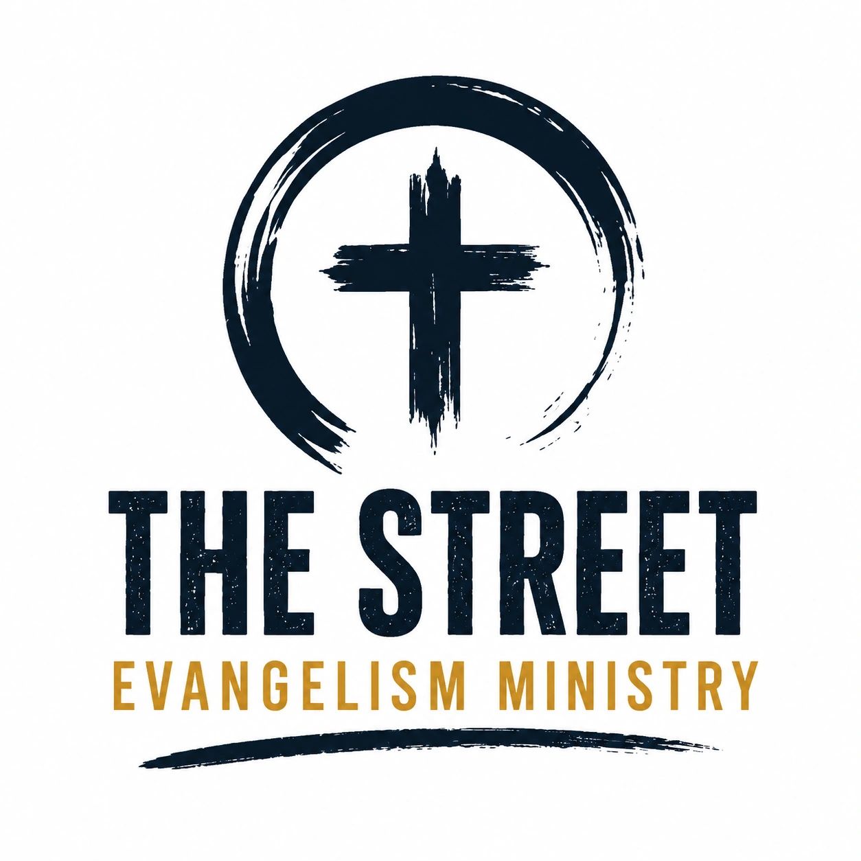 Logo The Street Evangelism Ministry with cross