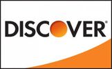 We accept Discover for payment.