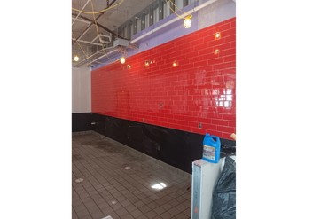 Commercial kitchen Back Splashes