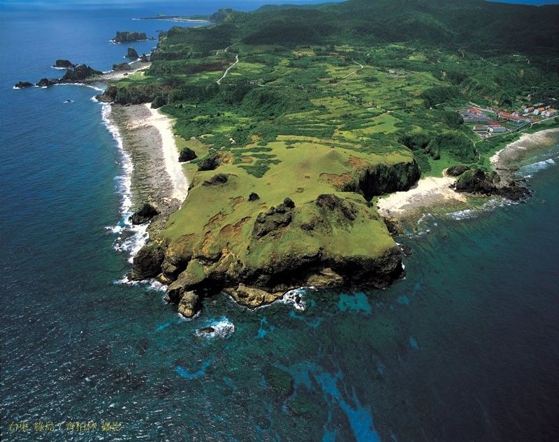 Green Island Taiwan Aerial view photo