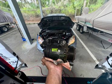 A/c replacement. Mobile auto ac repair.