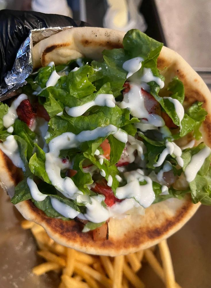 Denver-Best-Mediterranean-gyro sandwich.
