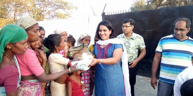 Tribal Ministry Social Work Garment Project Feeding Program India