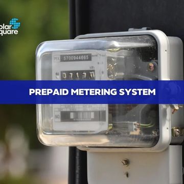 Solar Pre paid meter