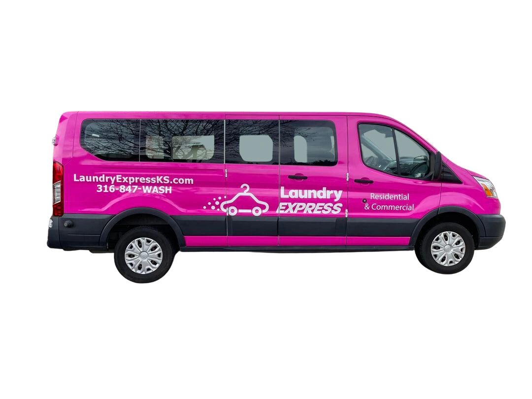 Andover laundry service Laundry Express laundry delivery van