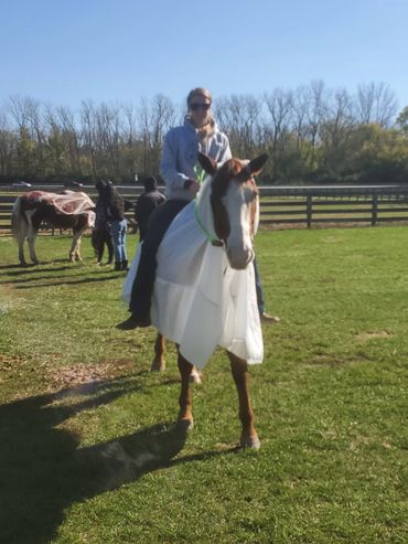 Chance Pants the friendly ghost and Kyla