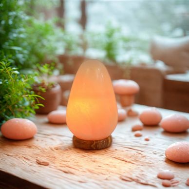 Modern Egg Shape Himalayan Salt Lamp