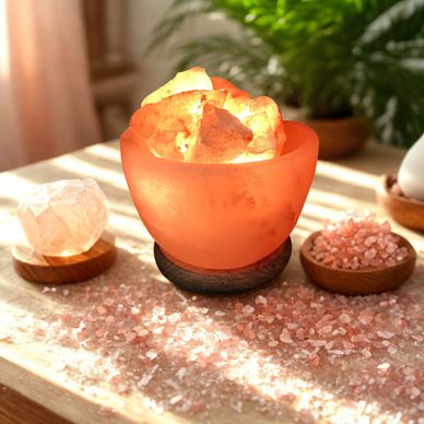 Himalaya Fire Bowl Shape Salt lamp