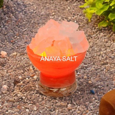 Slim Fire Bowl Himalayan Salt Lamp
