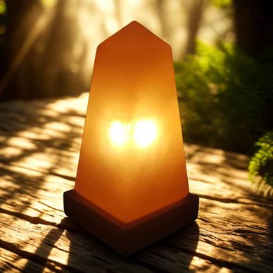 Obelisk Shape Himalayan Salt Lamp