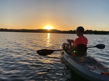 Canoeing and fishing the lakes of Texas is a place to inhale the beauty of the Lord.