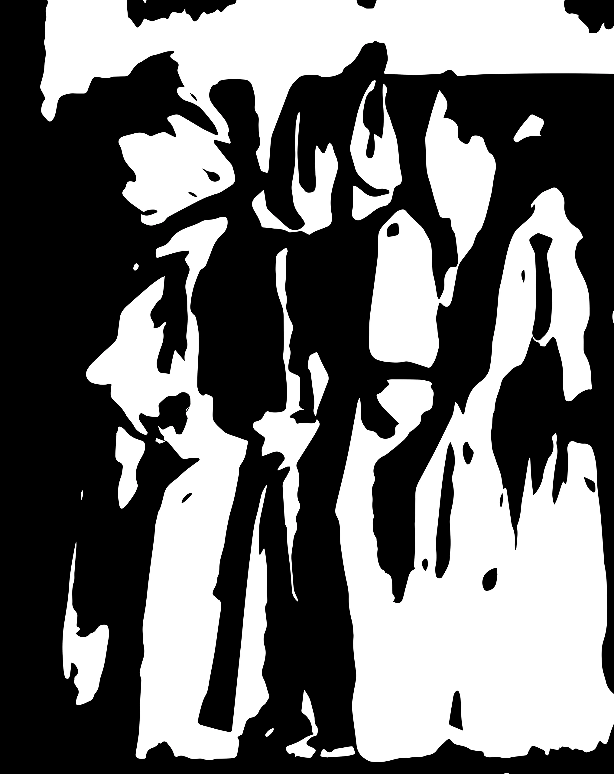 high contrast black and white abstract forms