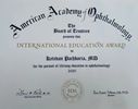 American Academy Ophthalmology Premio