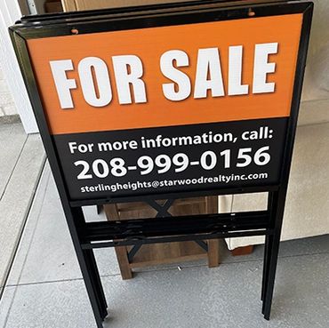Real Estate Realtor yard signs Eagle Idaho