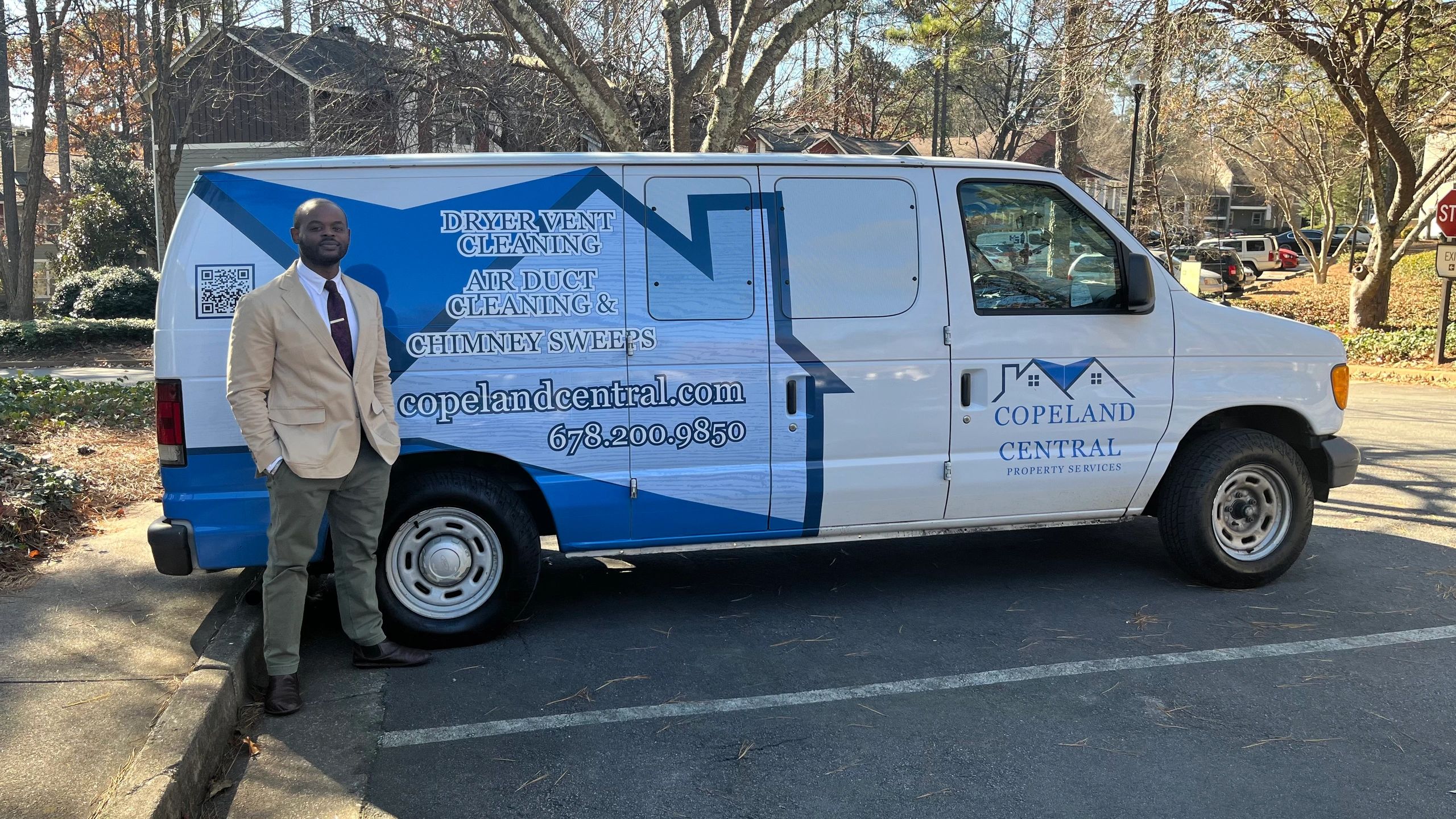 DRYER VENT CLEANING VAN