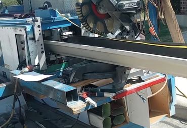 Seamless rain gutters be made custom to your home.